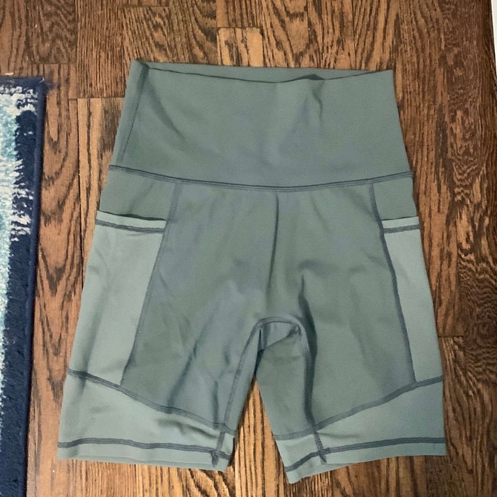 Green- Aerie- bike shorts